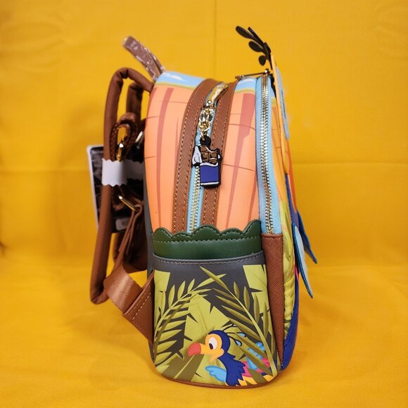 Loungefly Disney Pixar Up Kevin with Babies Jungle Mini Backpack NEW main image 13